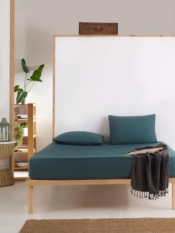 Set de pat pentru o persoana, Fresh Color – Dominican Green, EnLora Home, Bumbac Ranforce EnLora Home