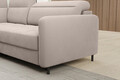 Coltar extensibil stanga 3 locuri ELTAP, LT-18SO, Barea, 208x160x100 cm, lemn/poliester, bej
