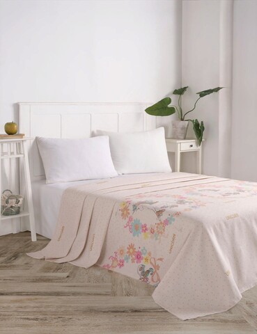 Cuvertura matlasata dubla, unicornlar, eponj home, bumbac