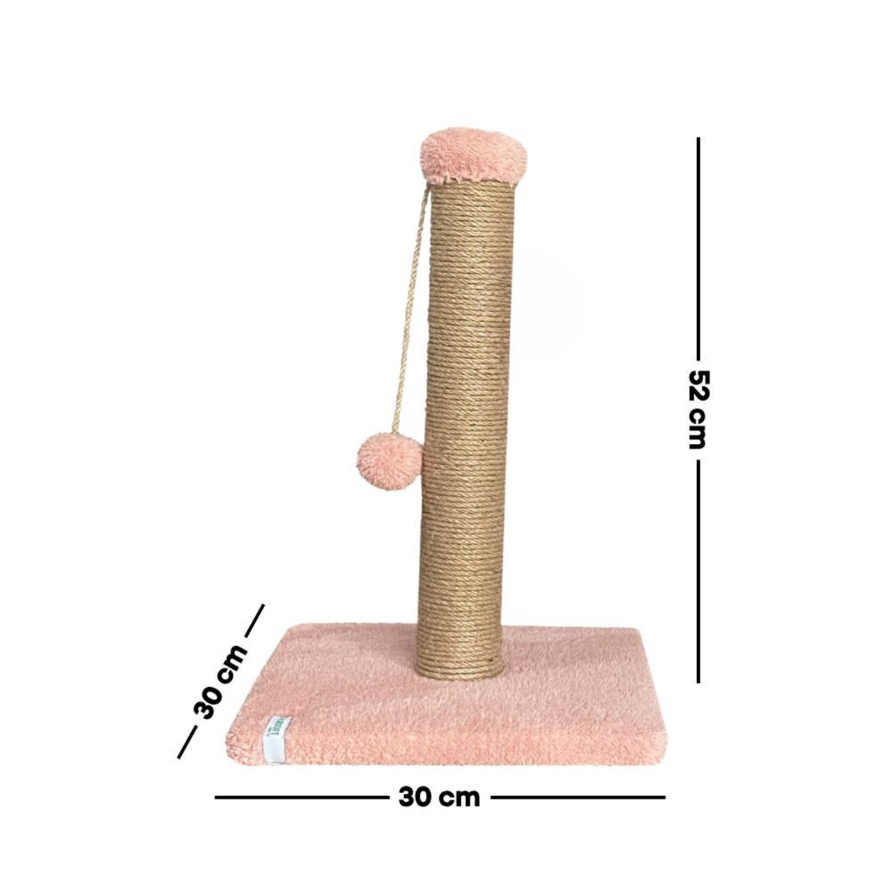 Zgarietor pentru pisici, Paws &amp; Whiskers, Luca, Roz - imagine 3