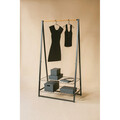 Suport pentru haine, Brabantia, Linn, 57x99.5x190 cm, otel, negru