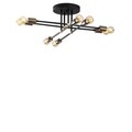 Lustra, Tatum, 584TTM1291, Fier, Negru