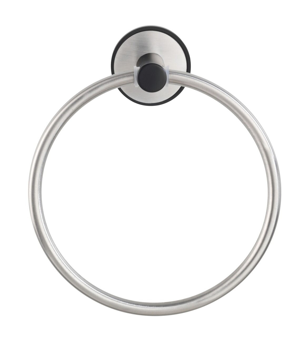 Suport prosoape de baie, Wenko, UV-Loc, Udine, 15 x 18 x 7.5 cm, inox, gri/negru - 2 | YEO