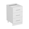 Dulap pentru bucatarie, Hanah Home, Minar, 50x87x58 cm, Alb