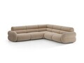 Coltar simetric 7 locuri, Neo, Micadoni Home, 295x295x83 cm, tesatura Chenille Silencio, bej sand