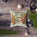 Perna, NYXMAS069, 43x43 cm, 50% bumbac / 50% poliester, Multicolor