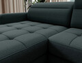 Coltar extensibil stanga 4 locuri ELTAP, LT-38MAN, Berrto, 306x165x100 cm, lemn/poliester, verde inchis