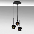 Lustra, Fulgor, 942FLG1468, Metal, Negru