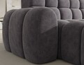 Coltar extensibil stanga 3 locuri ELTAP, Ceedro, 283x165x98 cm, lemn/poliester, gri