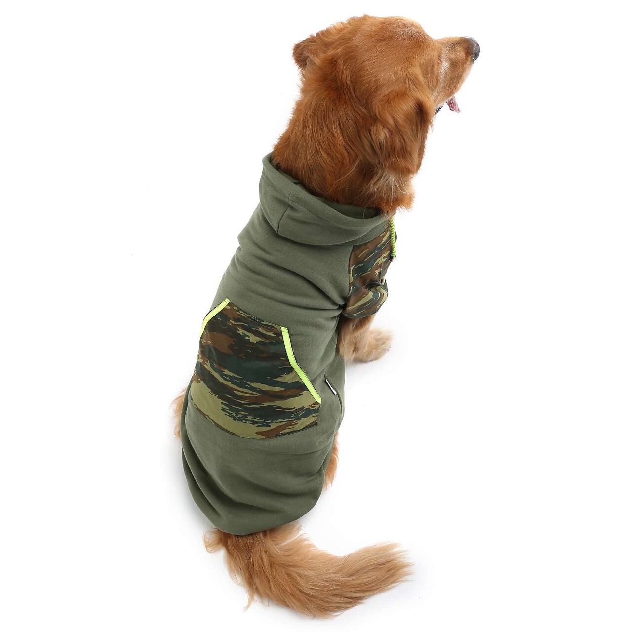 Hanorac pentru câini, Paws &amp; Whiskers, Askersweat, Kaki - imagine 3