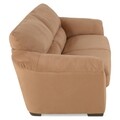 Canapea 3 locuri extensibila, Jayden, L.214 l.102 H.95, stofa, cappuccino