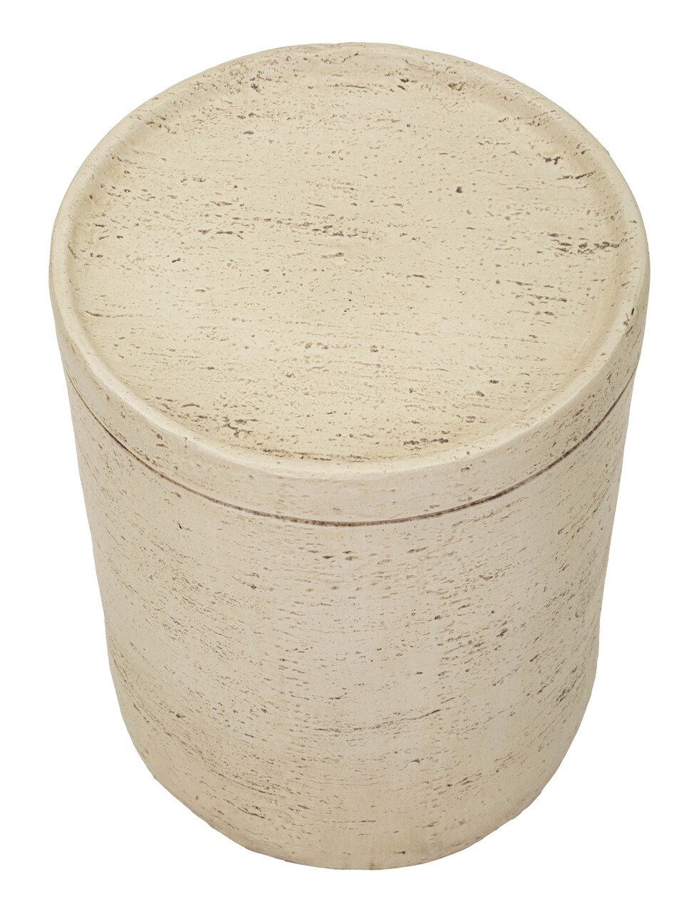 Masuta de cafea, Mauro Ferretti, Antic, 35x43 cm, utilizare interior / exterior,  oxid de magneziu, crem - imagine 5