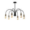 Lustra, Tatum, 584TTM1260, Fier, Negru
