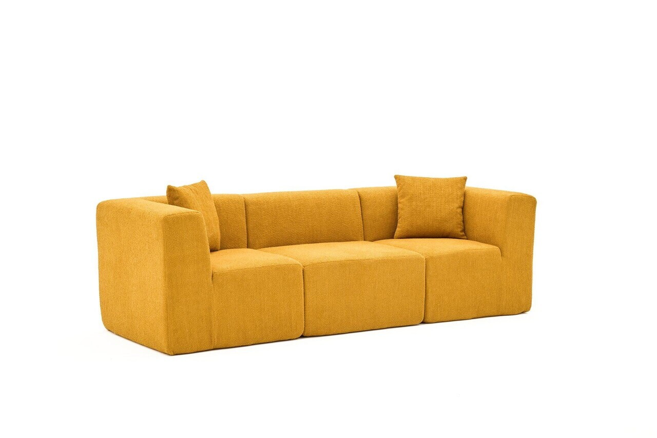 Canapea 3 locuri, Atelier del Sofa, 613LFS1115, Portocaliu — imaginea 6