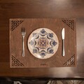 Set suporturi pentru farfurie, Payna, 790PYN1148, Lemn , Produs lucrat manual, Wenge