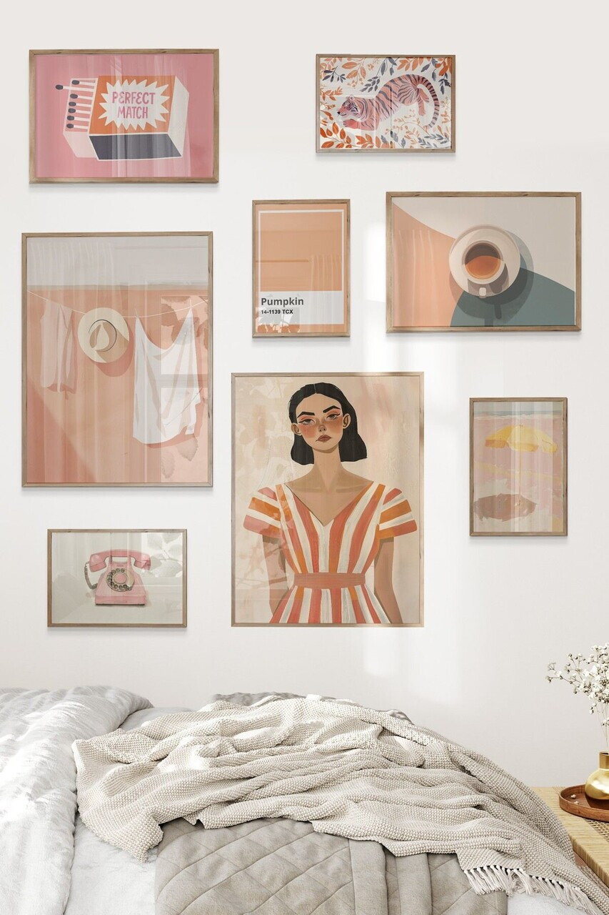 Tablou decorativ, Çgs-062-Wooden-Kck, Lemn masiv, Față: 100% PVC STICLĂ, Multicolor - view 2
