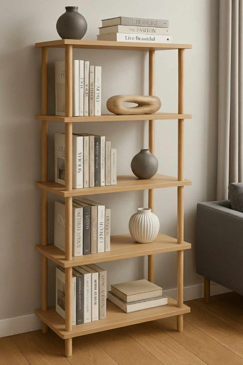 Corp biblioteca Hanah Home Pk261 60x136x25 cm PAL Maro