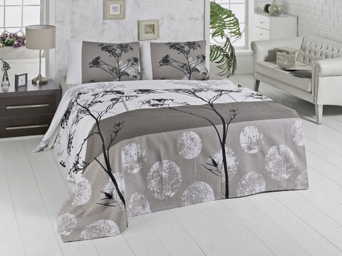 Cuvertura pique single (eu) (it), belezza - grey, victoria, bumbac