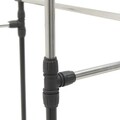 Suport mobil pentru umerase InArt, extensibil, 80x41x93 cm, metal/plastic, negru