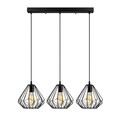 Lustra, Diamond - 704-S1, Sheen, 73 x 117 cm, 3 x E27, 40W, negru