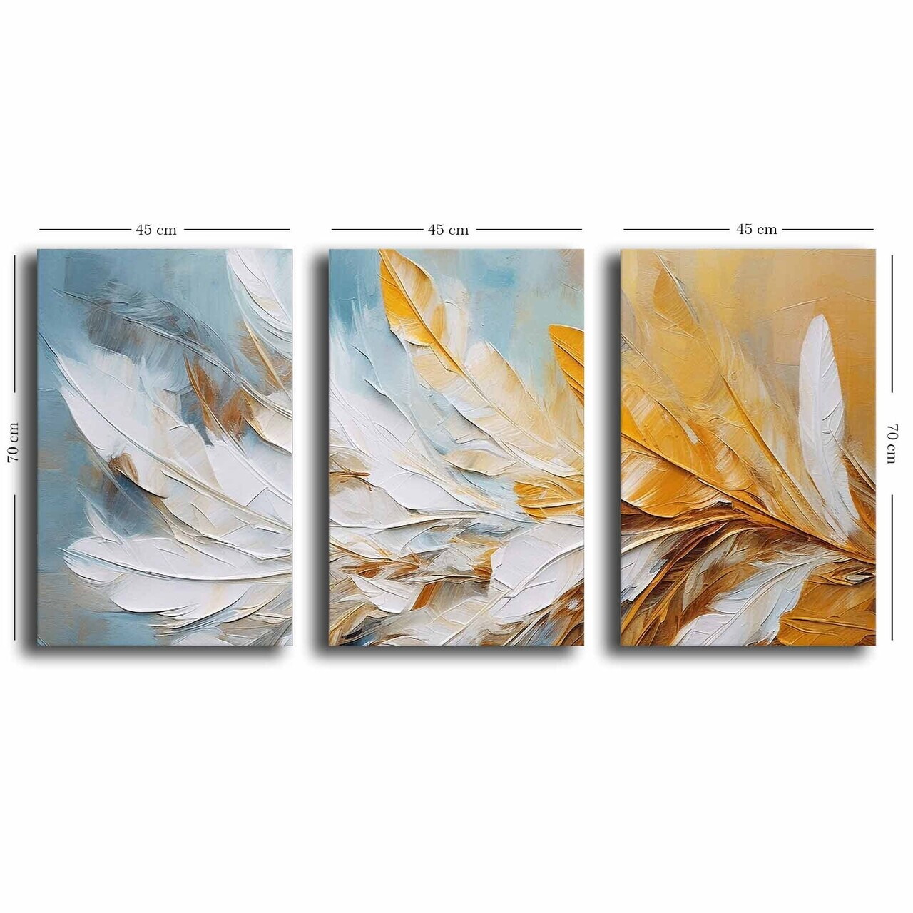 Tablou decorativ, 3P4570GSC-017, Lemn, Multicolor — imaginea 4