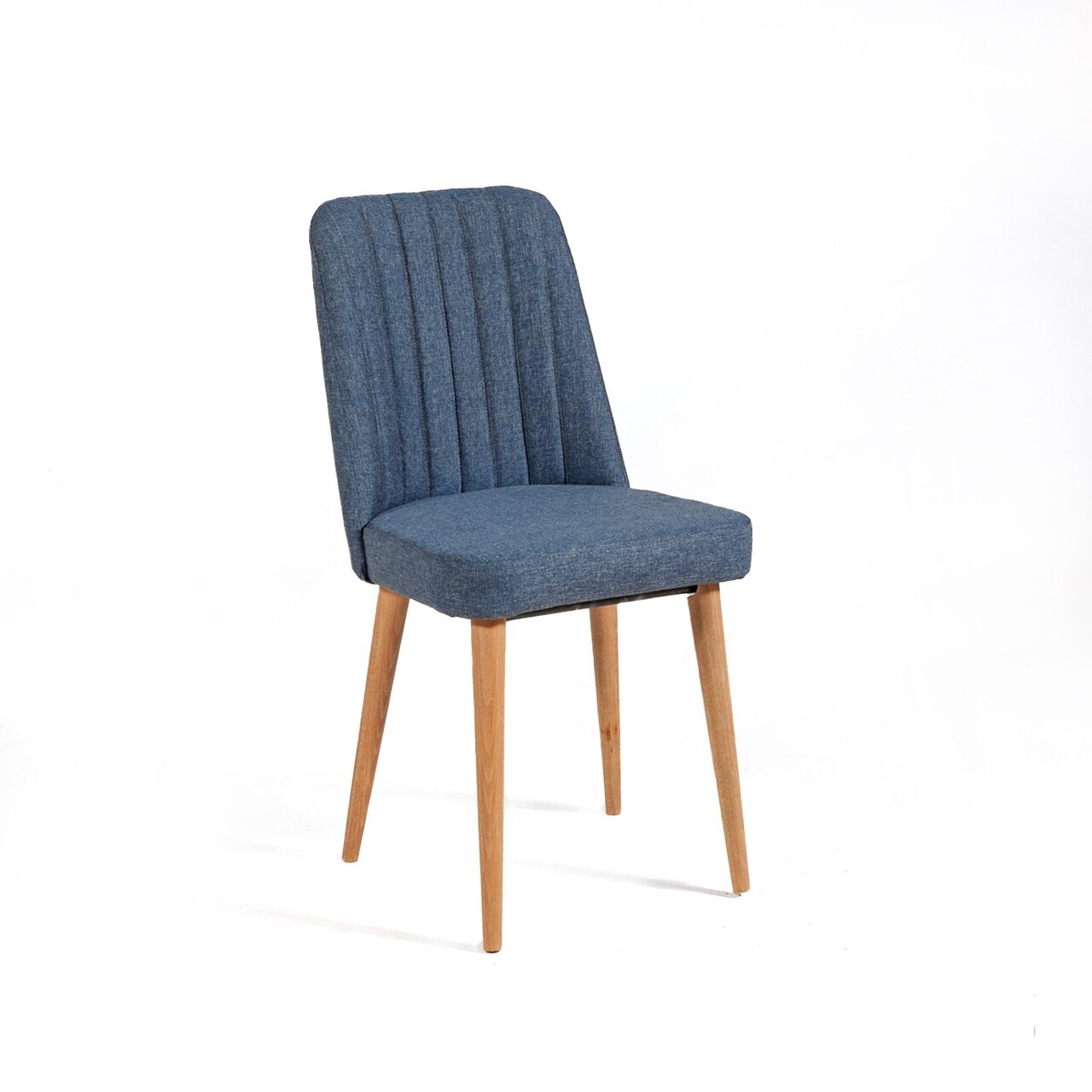 Scaun, Hanah Home, Vina Sandalye Dark Blue, Atlantic, 47x89x46 cm, Pin Atlantic / Albastru închis - imagine 4