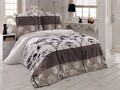 Lenjerie de pat dubla king size, Victoria, Blezza 121VCT52404, 3 piese, amestec bumbac, multicolor