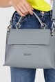 Geanta Beverly Hills Polo Club, 121, piele naturala, gri