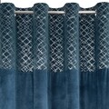 Draperie Eurofirany, Suzi, 140x250 cm, poliester, bleumarin