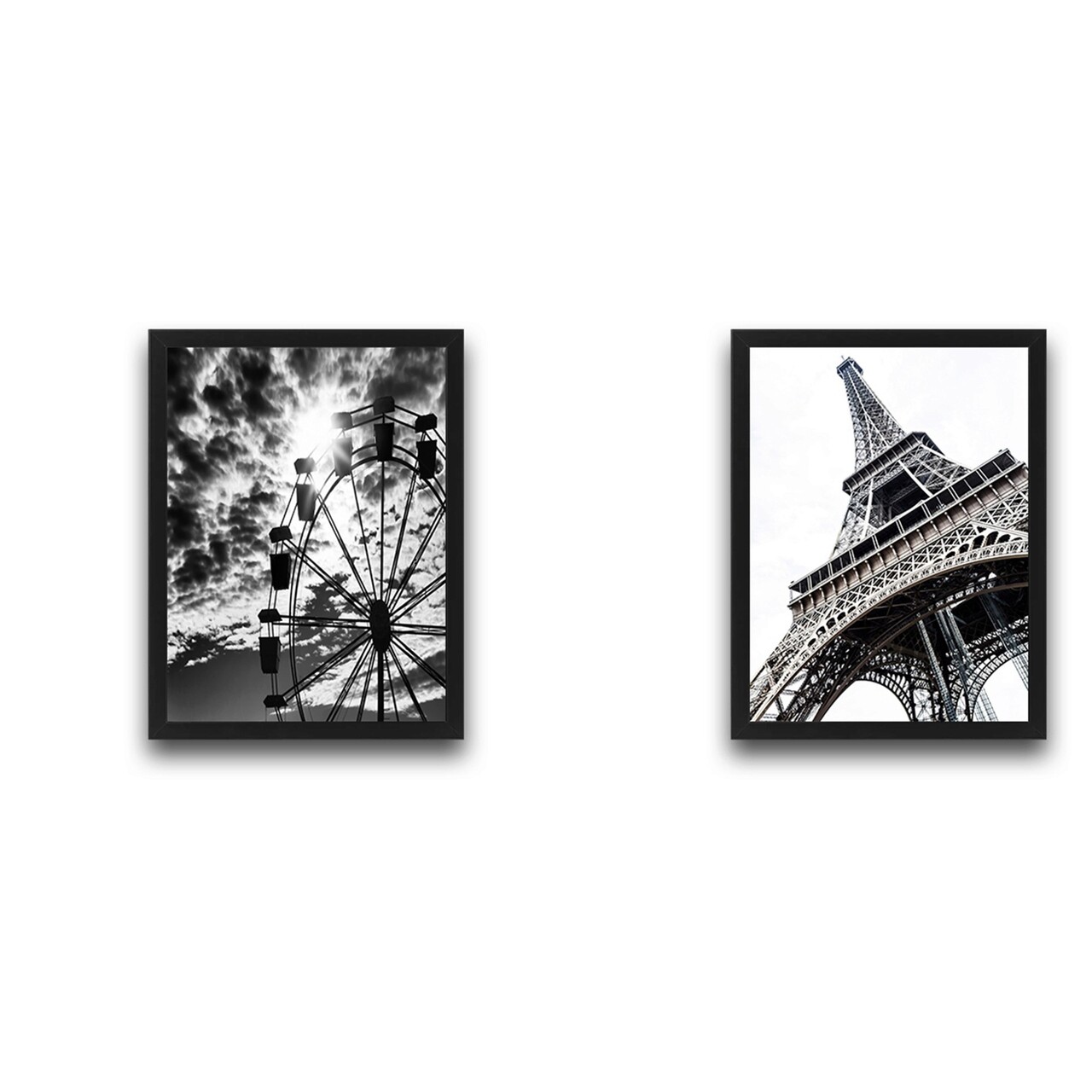 Set 2 tablouri decorative, Paris Set, PAL, Hartie, Multicolor - 1 | YEO
