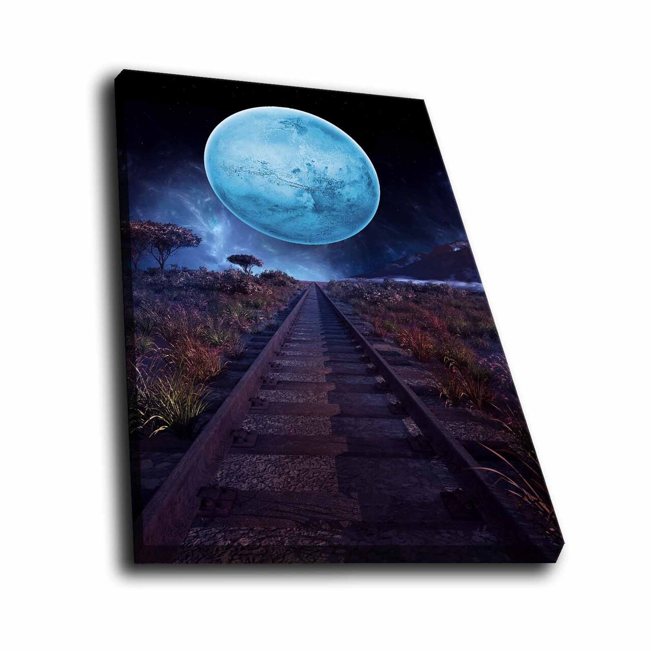 Tablou decorativ cu lumina LED, 4570KTLGDACT, Dimensiune: 45 x 70 cm, Multicolor - view 3