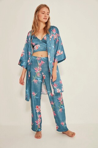 Set pijamale dama, 637bnc1395 - s, benicia, poliester, turcoaz