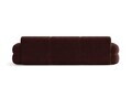 Canapea 4 locuri, Neo, Micadoni Home, 305x100x83 cm, tesatura Chenille, maro cherrywood