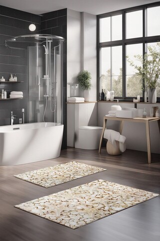 Set covorase de baie, Cartwright, CT-5172, Poliester, Multicolor
