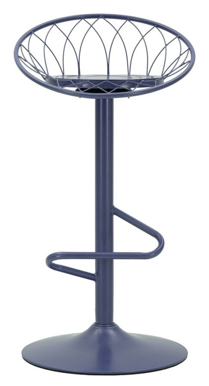 Scaun de bar, Mauro Ferretti, Clox, 49x45x92 cm, metal, mov - imagine 10