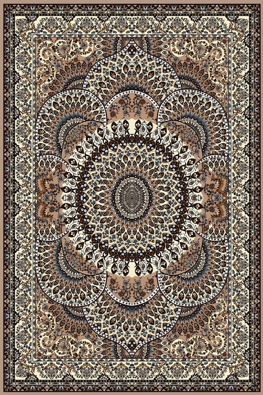 Covor, Hmnt873, 80x300 cm, Poliester, Multicolor — imaginea 2