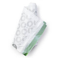 Set 10 saci de gunoi, Brabantia, PerfectFit, marimea G, 23-30 L, nailon, alb