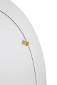 Comoda cu 2 usi Venus, Mauro Ferretti, 60x32x133 cm, MDF/fier, alb/auriu