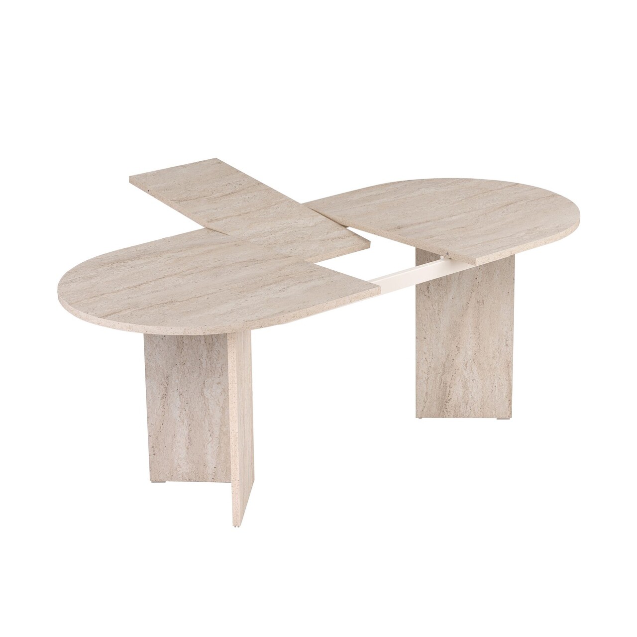 Masa extensibila, Hanah Home, Sorell, 160x75x90 cm, Travertin - view 8