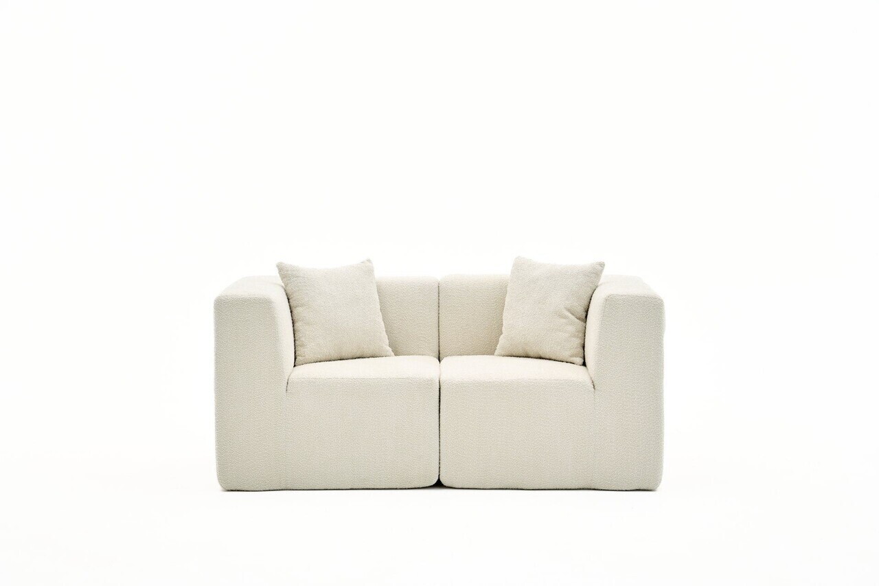 Canapea 2 locuri, Atelier del Sofa, 613LFS1121, Crem — imaginea 3