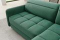 Coltar extensibil dreapta 3 locuri ELTAP, RT-35LU, Barea, 208x160x100 cm, lemn/poliester, verde inchis
