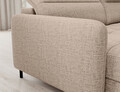 Coltar extensibil stanga 4 locuri ELTAP, LT-20AUB, Berrto, 306x165x100 cm, lemn/poliester, bej inchis