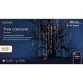 Instalatie cu 8 functii Cascade, Lumineo, 480 LED-uri, lumina calda