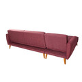 Coltar, Unique Design, 867UNQ1408, Lemn de carpen, Rosu claret