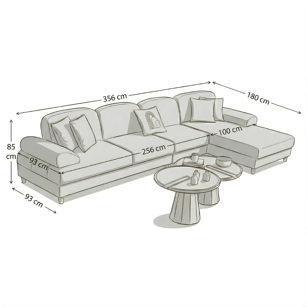 Coltar, Atelier del Sofa, 752EST1424, Portocaliu — imaginea 10