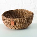 Set 3 cosuri Sophy Round, Boltze, 20-30 cm, iarba de mare, natural