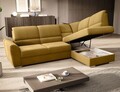 Coltar extensibil dreapta 3 locuri ELTAP, RT-45NU, Siber, 270x186x93 cm, lemn/poliester, mustar