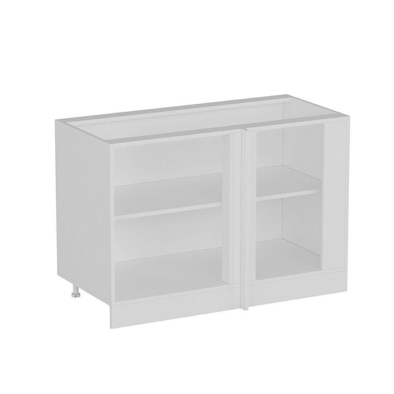 Dulap pentru bucatarie, Hanah Home, Minar, 120x82x56 cm, Alb / Dore — imaginea 6