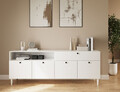 Comoda ELTAP, Dullum, 200x40x75 cm, MDF, alb