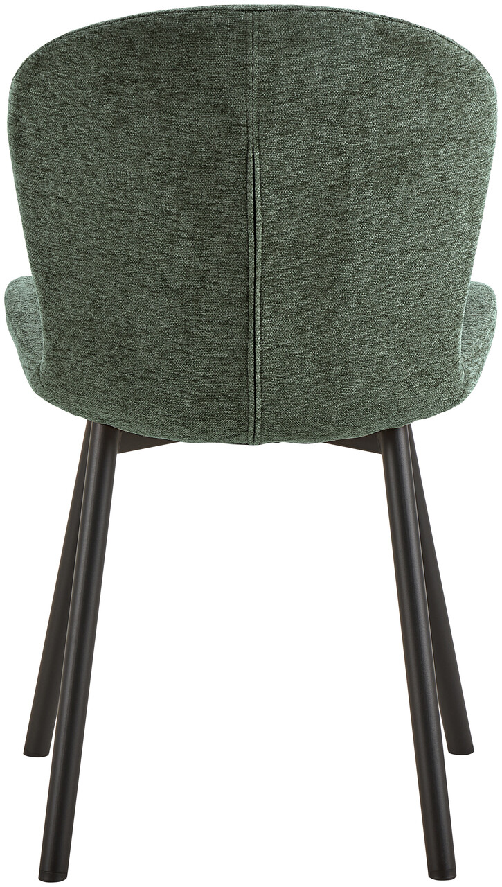 Scaun Esra, Actona, 50x58x86 cm, poliester/otel, verde - view 10